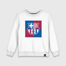 Детский свитшот хлопок FC Barcelona - Logos
