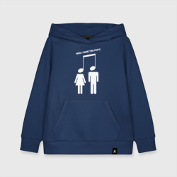 Детская толстовка хлопок Music connecting people квадрат