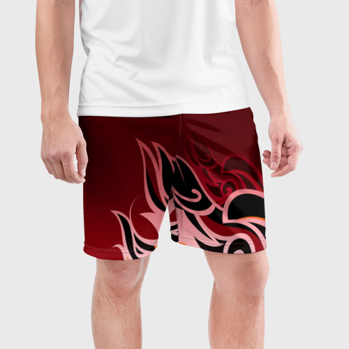 Мужские шорты спортивные с принтом ТОМА | GENSHIN IMPACT, фото на моделе #1