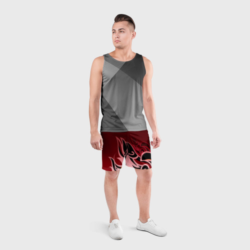 Мужские шорты спортивные с принтом ТОМА | GENSHIN IMPACT, вид сбоку #3
