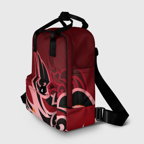 Женский рюкзак 3D с принтом ТОМА | GENSHIN IMPACT, фото на моделе #1