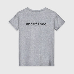 Женская футболка хлопок NaN + Undefined