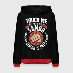 Женская толстовка 3D Боевое Самбо sambo