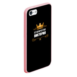 Чехол для iPhone 5/5S матовый Её величество Виктория! - фото 2