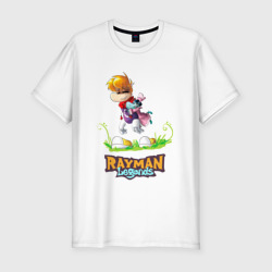 Мужская футболка хлопок Slim Уставший Rayman