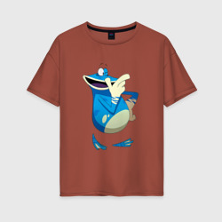 Женская футболка хлопок Oversize Globox Rayman Legends