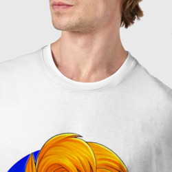 Футболка с принтом Веселый Rayman для мужчины, вид на модели спереди №4. Цвет основы: белый