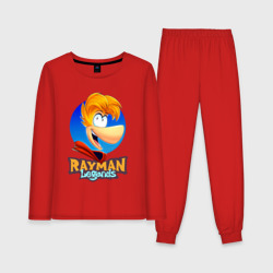 Женская пижама с лонгсливом хлопок Веселый Rayman