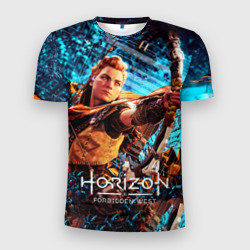 Мужская футболка 3D Slim Horizon Forbidden West - Элой арт