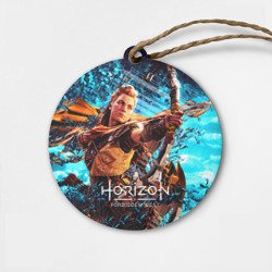 Деревянная игрушка круг Horizon Forbidden West - Элой арт