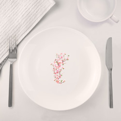 Набор: тарелка + кружка Весна Цветущая сакура Japan - фото 2