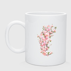 Кружка керамическая Весна Цветущая сакура Japan