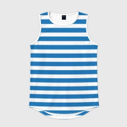 Мужская спортивная майка 3D Тельняшка вДв в полоску