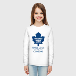 Детский лонгслив хлопок Toronto Maple Leafs are coming Торонто Мейпл Лифс - фото 2