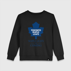 Детский свитшот хлопок Toronto Maple Leafs are coming Торонто Мейпл Лифс