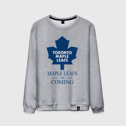 Мужской свитшот хлопок Toronto Maple Leafs are coming Торонто Мейпл Лифс