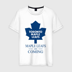 Toronto Maple Leafs are coming Торонто Мейпл Лифс – Футболка из хлопка с принтом купить со скидкой в -20%