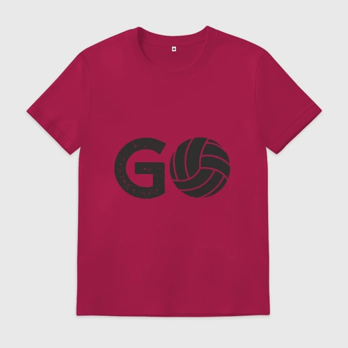 Мужская футболка хлопок Go Volleyball