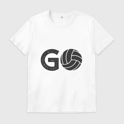 Мужская футболка хлопок Go Volleyball