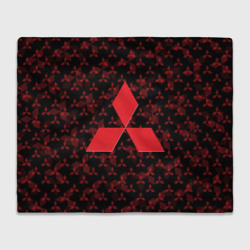 Плед 3D Mitsubishi big logo pattern