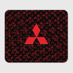 Прямоугольный коврик для мышки Mitsubishi big logo pattern