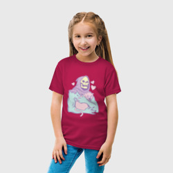 Детская футболка хлопок Властелины вселенной 2023 сердечки и котики - фото 2