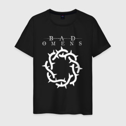 Мужская футболка хлопок Bad Omens logo
