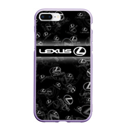 Чехол для iPhone 7Plus/8 Plus матовый Lexus sport pattern