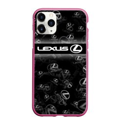 Чехол для iPhone 11 Pro Max матовый Lexus sport pattern