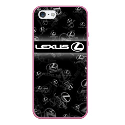 Чехол для iPhone 5/5S матовый Lexus sport pattern