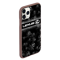 Чехол для iPhone 11 Pro Max матовый Lexus sport pattern - фото 2