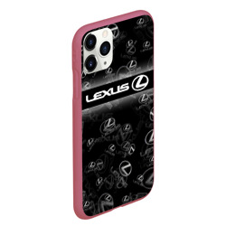 Чехол для iPhone 11 Pro Max матовый Lexus sport pattern - фото 2