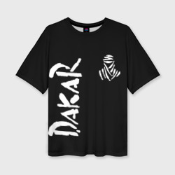 Женская футболка oversize 3D Дакар ралли
