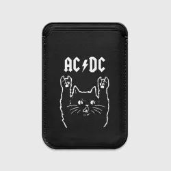 Картхолдер Magsafe магнитный AC DC, Рок кот