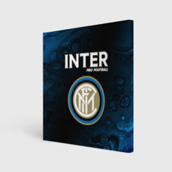 Холст квадратный Inter Pro Football Разводы