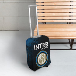 Чехол с принтом Inter Pro Football Разводы для любого человека, вид спереди №2. Цвет основы: белый