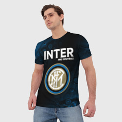 Мужская футболка 3D Inter Pro Football Разводы - фото 2