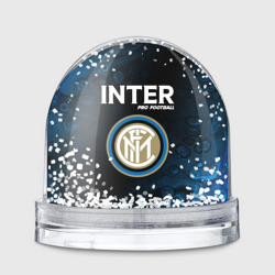 Игрушка Снежный шар Inter Pro Football Разводы