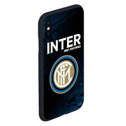 Чехол для iPhone XS Max матовый Inter Pro Football Разводы - фото 2