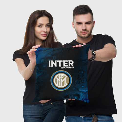 Подушка 3D Inter Pro Football Разводы - фото 3