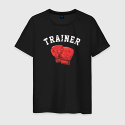 Мужская футболка хлопок Тренер по боксу