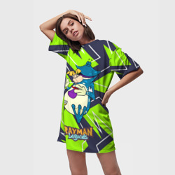 Платье-футболка 3D Rayman and globox - фото 2