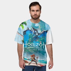 Мужская футболка oversize 3D Horizon Запретный Запад Элой - фото 2