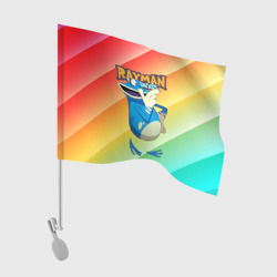 Флаг для автомобиля Rayman globox радуга