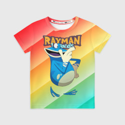 Детская футболка 3D Rayman globox радуга