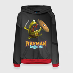 Женская толстовка 3D Rayman legends black