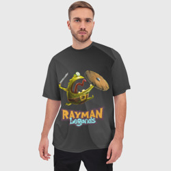 Футболка oversize 3D унисекс Rayman Legends Black - фото 2