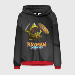 Мужская толстовка 3D Rayman legends black
