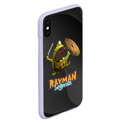 Чехол для iPhone XS Max матовый Rayman legends black - фото 2