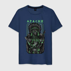 Обезьяна апаче – Мужская футболка хлопок с принтом купить со скидкой в -20%